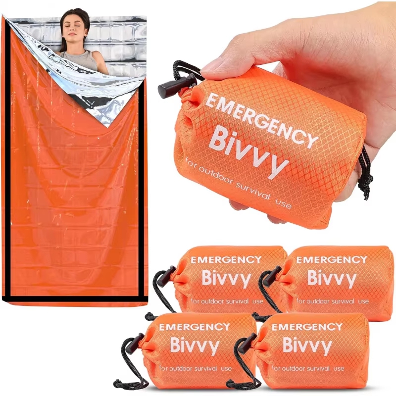 Bivy Bag Emergency - Emergency Sleeping Bag Survival Blanket Thermal