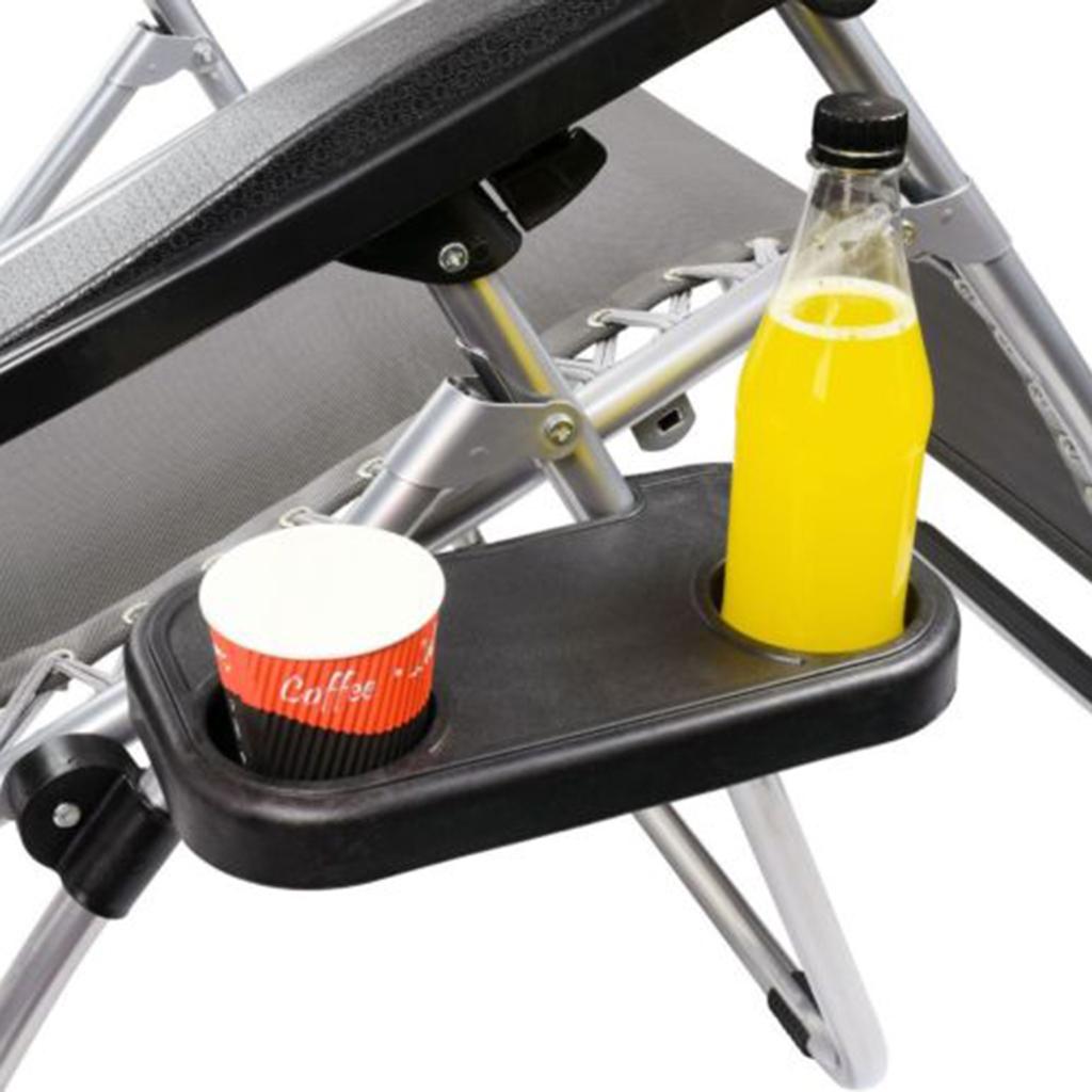 Fishing Kit Compact - recliner Side Table Cup Holder Snack