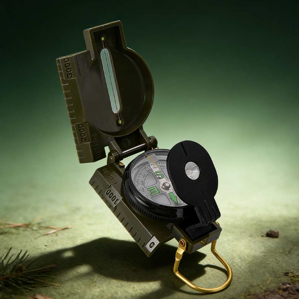 Waterproof Professional Compas - Compass Lensatic ulasan dan harga