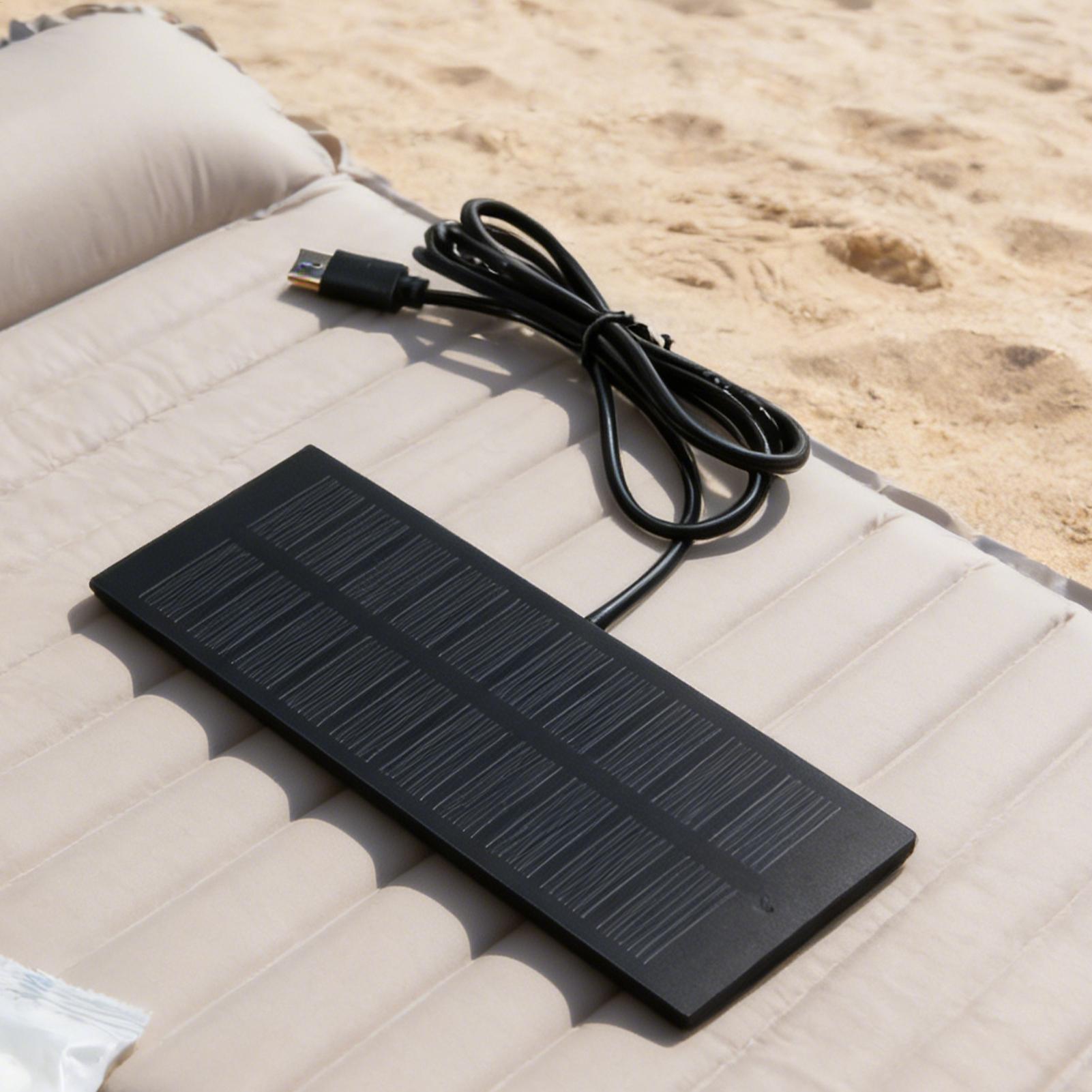 5V 3.7-5W Portable Solar Panel - Solar Emergency Charger ulasan dan harga