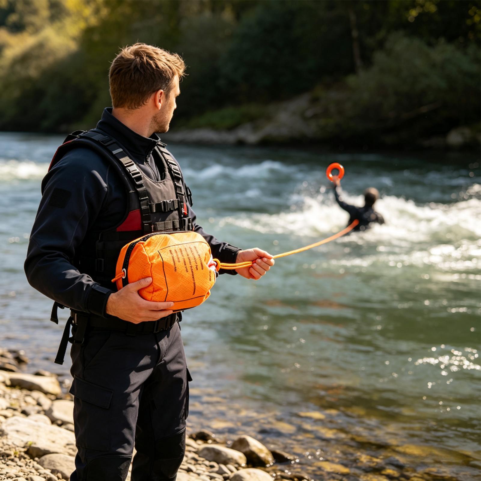 Throw Rope Bag for Boating, Re - Rescue Rope Throw ulasan dan harga