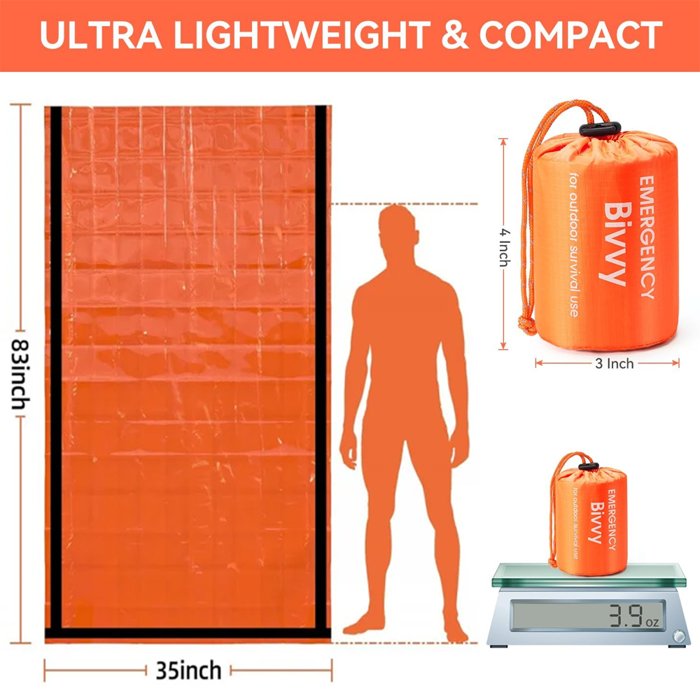 Emergency Sleeping Bag Surviva - Bivy Bag Emergency ulasan dan harga