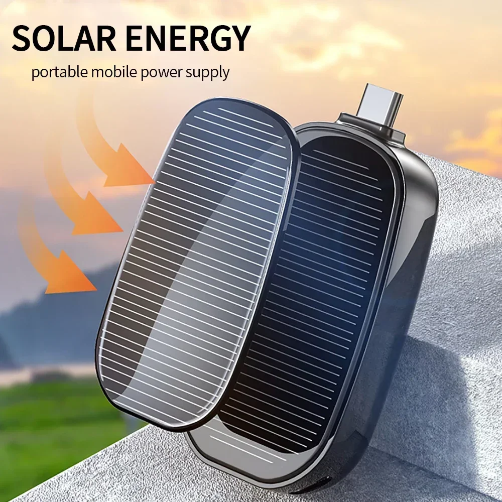 1200mAh Solar Mini Power Bank  - Solar Emergency Charger ulasan dan harga