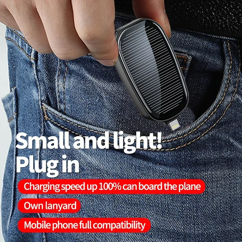 1200mAh Solar Mini Power Bank  - Solar Emergency Charger ulasan dan harga