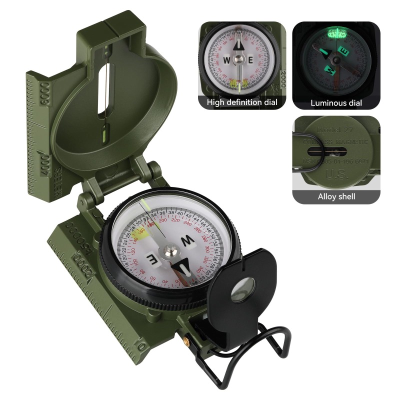 Compass Military Grade, Precis - Compass Lensatic ulasan dan harga