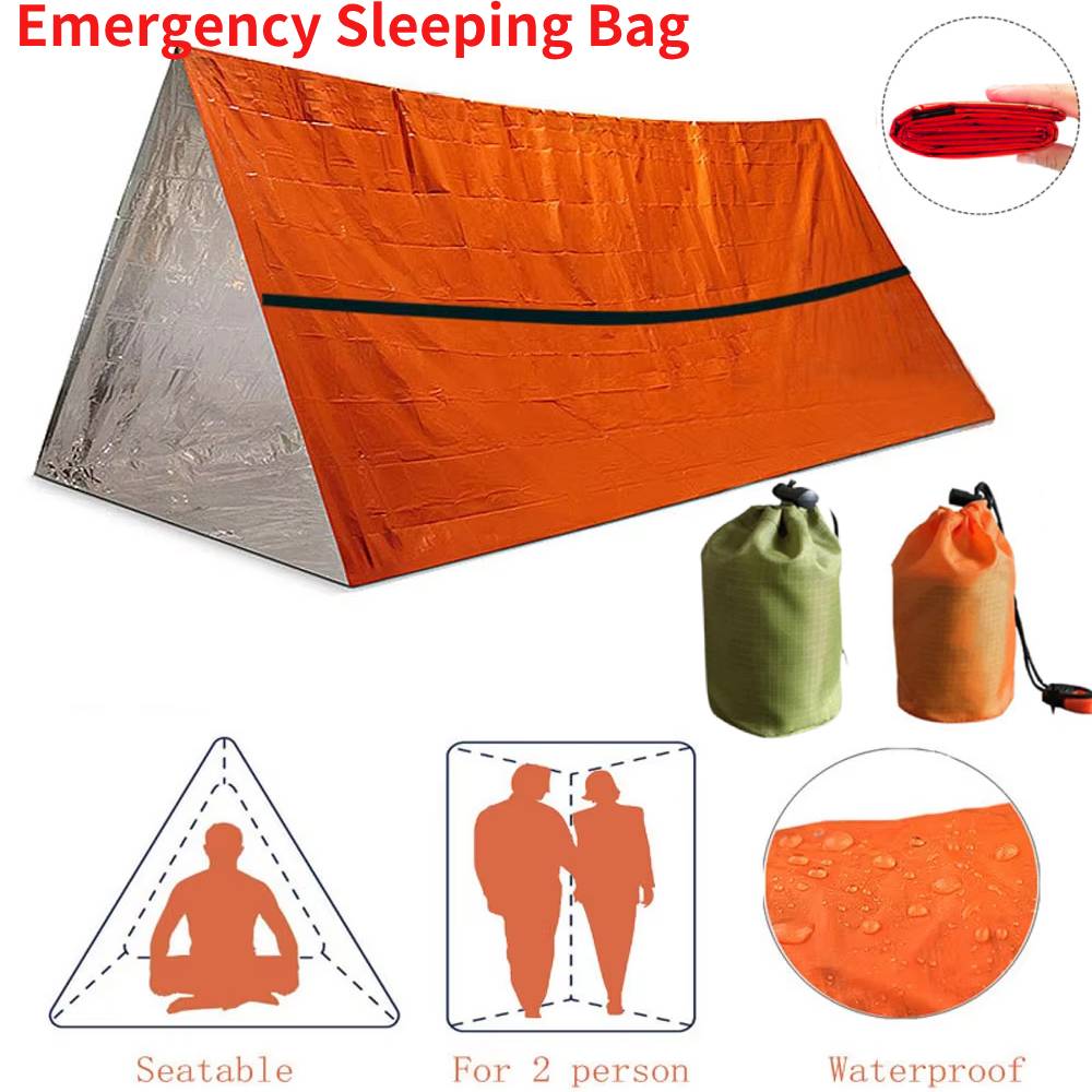 Portable Waterproof Emergency  - Bivy Bag Emergency ulasan dan harga