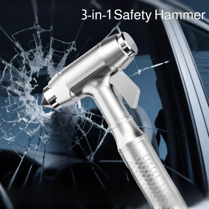 Car Safety Hammer with Seat Be - Rescue Rope Throw ulasan dan harga