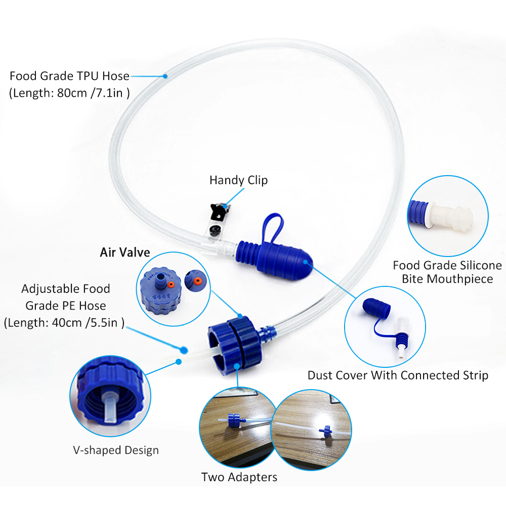 Water Bottle Drinking Tube wit - Fishing Kit Compact ulasan dan harga
